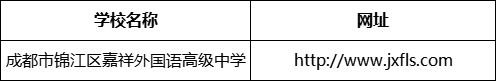 成都市錦江區(qū)嘉祥外國(guó)語(yǔ)高級(jí)中學(xué)網(wǎng)址是什么？